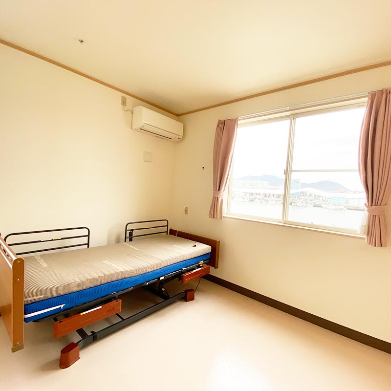 福津の海が見える開放的な個室部屋